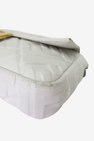 Fendi White Leather Baguette - Designer Handbags at The Find Luxury Resale - Vancouver, Canada