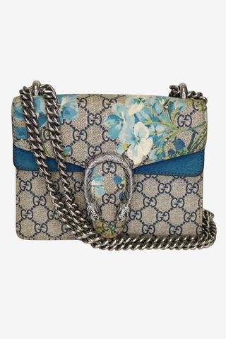 Gucci Dionysus Mini Blue GG Shoulder Bag