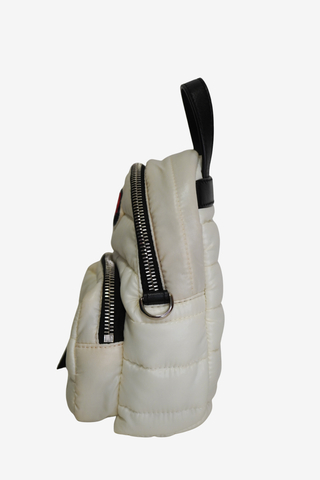 Moncler White Backpack - Designer Handbags at The Find Luxury Resale - Vancouver, Canada