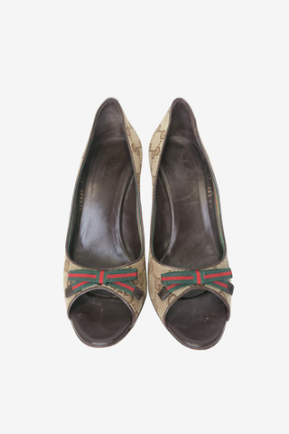 Gucci GG Canvas Espadrilles Sz 36.5 - Designer shoes at The Find Luxury Resale - Vancouver, Canada