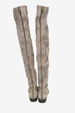 Stuart Weitzmann Beige Boots Sz 7 - Designer shoes at The Find Luxury Resale - Vancouver, Canada