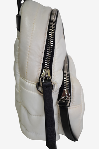 Moncler White Backpack - Designer Handbags at The Find Luxury Resale - Vancouver, Canada