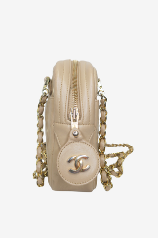 Chanel Quilted Camera Bag