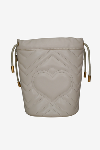 Gucci Mini Marmont Bucket Shoulder Bag - Designer Crossbody at The Find Luxury Resale - Vancouver, Canada
