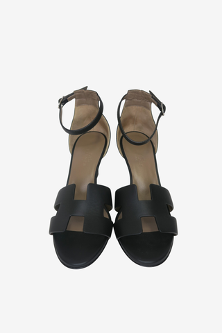 Hermes Legend H Logo Sandals 35.5 - Designer sandals at The Find Luxury Resale - Vancouver, Canada
