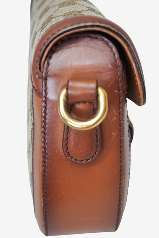 Gucci Monogram Small Lady Web Shoulder Bag - Designer Crossbody at The Find Luxury Resale - Vancouver, Canada