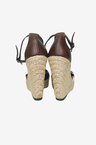 Burberry House Check Pattern Jute Pumps sz 37 - Designer shoes at The Find Luxury Resale - Vancouver, Canada