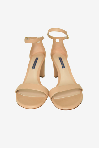 Stuart Weitzman Leather Sandals sz 37.5 - Designer sandals at The Find Luxury Resale - Vancouver, Canada