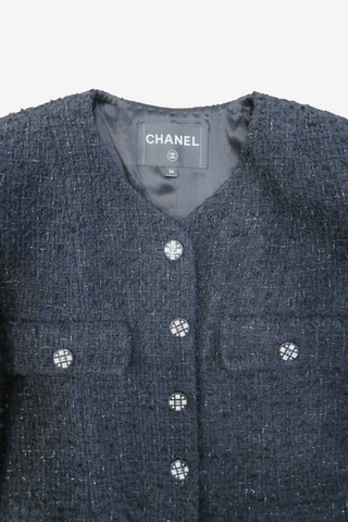 Chanel 2021 Tweed Jacket sz 36 - Designer Jacket at The Find Luxury Resale - Vancouver, Canada