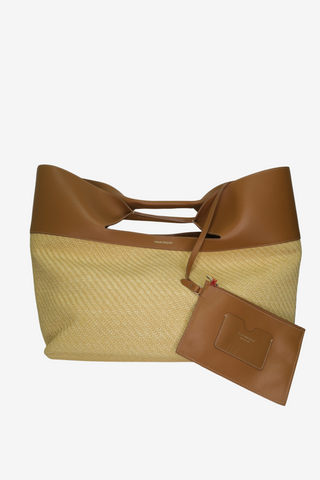 Alexander McQueen Raffia Tote - Designer handbag at The Find Luxury Resale - Vancouver, Canada