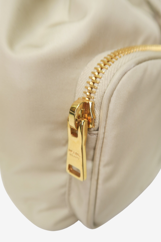 Prada Tessuto Nylon Bucket Bag - Designer Handbags at The Find Luxury Resale - Vancouver, Canada