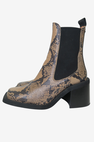 Ganni Printed Boots sz 37 - Designer at The Find Luxury Resale - Vancouver, Canada