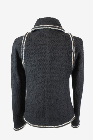 Chanel Tweed Metalic Trim Blazer sz 38