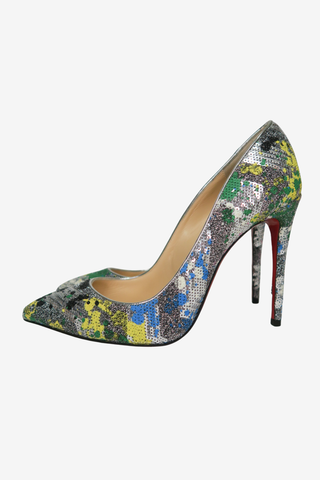 Christian Louboutin Sequins Pumps sz 39.5 - Designer pumps at The Find Luxury Resale - Vancouver, Canada