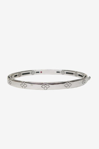 Roberto Coin 18K Love in Verona Narrow Hinged Bangle