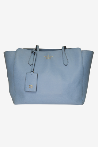 Gucci Swing Blue Tote - Designer handbag at The Find Luxury Resale - Vancouver, Canada