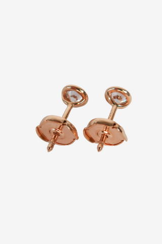 Tiffany & Co 18k Rose Gold Diamonds By The Yard Earrings - Designer Earrings at The Find Luxury Resale - Vancouver, Canada