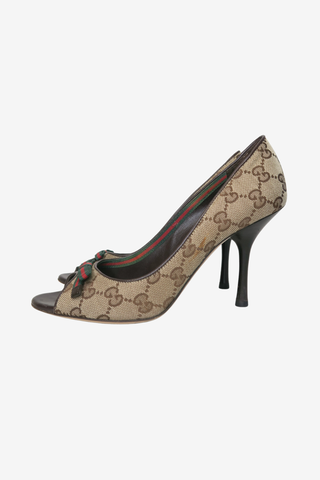 Gucci GG Canvas Espadrilles Sz 36.5 - Designer shoes at The Find Luxury Resale - Vancouver, Canada