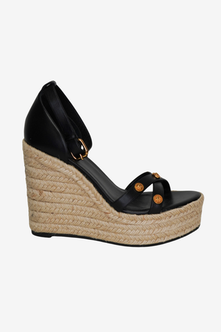 Versace Espadrille Wedges sz 40.5 - Designer shoes at The Find Luxury Resale - Vancouver, Canada