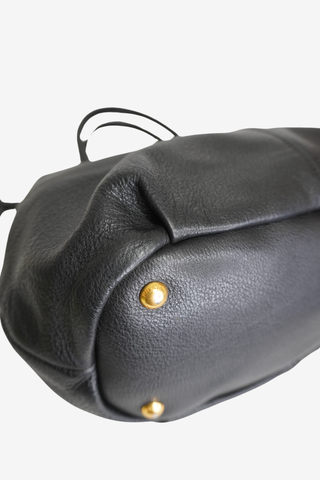Prada Black Vitello Daino Tote Bag - Designer Handbags at The Find Luxury Resale - Vancouver, Canada