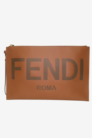 Fendi Leather Clutch - Designer Handbags at The Find Luxury Resale - Vancouver, Canada