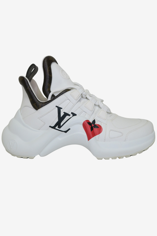 Louis Vuitton White Archlight Sneaker sz 37