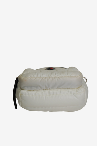 Moncler White Backpack - Designer Handbags at The Find Luxury Resale - Vancouver, Canada