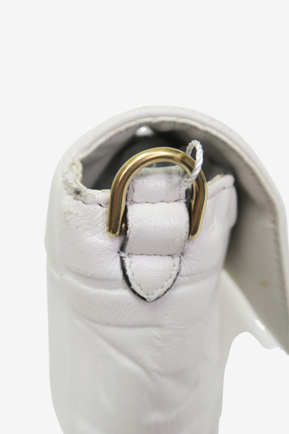 Fendi White Leather Baguette - Designer Handbags at The Find Luxury Resale - Vancouver, Canada