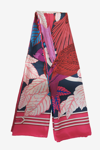 Hermes Pink Silk Scarf - Designer Scarves at The Find Luxury Resale - Vancouver, Canada
