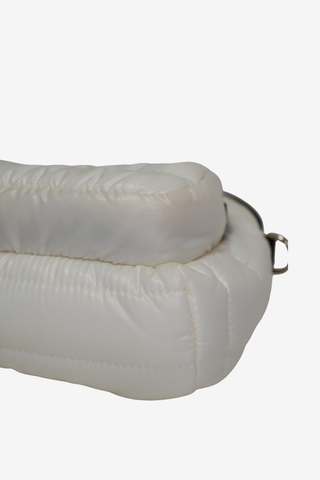 Moncler White Backpack - Designer Handbags at The Find Luxury Resale - Vancouver, Canada