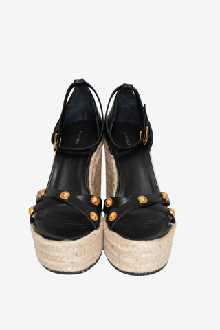 Versace Espadrille Wedges sz 40.5 - Designer shoes at The Find Luxury Resale - Vancouver, Canada