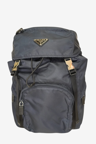 Prada Re-Nylon and Saffiano leather backpack