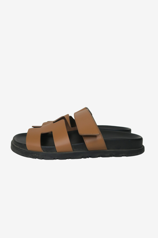 Hermès Chypre Slides sz 37 - Designer Flats at The Find Luxury Resale - Vancouver, Canada