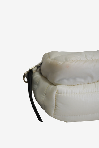 Moncler White Backpack - Designer Handbags at The Find Luxury Resale - Vancouver, Canada