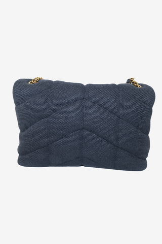 Saint Laurent Canvas Toy Monogram Puffer Bag - Designer handbags at The Find Luxury Resale - Vancouver, Canada