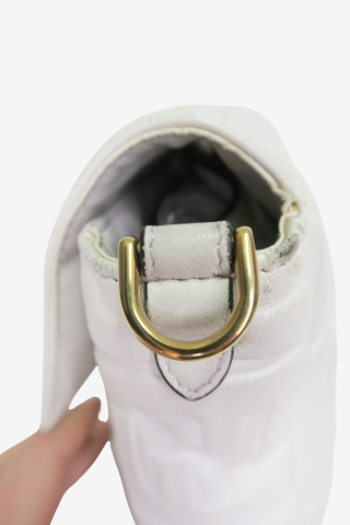 Fendi White Leather Baguette - Designer Handbags at The Find Luxury Resale - Vancouver, Canada