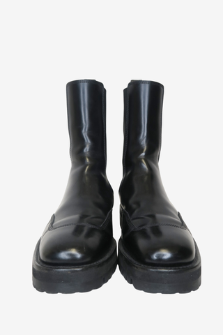 Dries Van Noten Leather Chelsea Boots sz 36