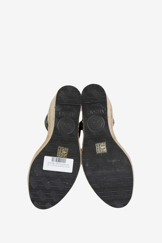 Versace Espadrille Wedges sz 40.5 - Designer shoes at The Find Luxury Resale - Vancouver, Canada