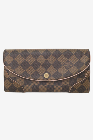 Louis Vuitton Damier Ebene Pattern Coated Canvas Caïssa Wallet - Designer Handbags at The Find Luxury Resale - Vancouver, Canada