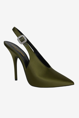 Saint Laurent Satin Pumps sz 39.5