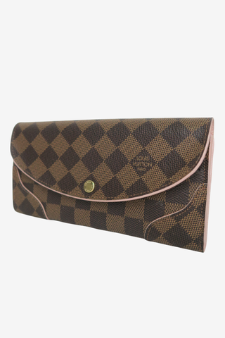 Louis Vuitton Damier Ebene Pattern Coated Canvas Caïssa Wallet - Designer Handbags at The Find Luxury Resale - Vancouver, Canada