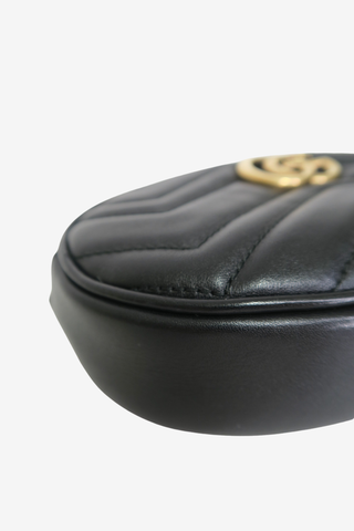 Gucci Marmont Black Waist Bag - Designer handbag at The Find Luxury Resale - Vancouver, Canada