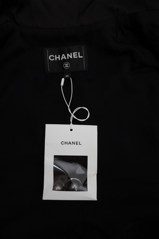 Chanel Tweed Metalic Trim Blazer sz 38