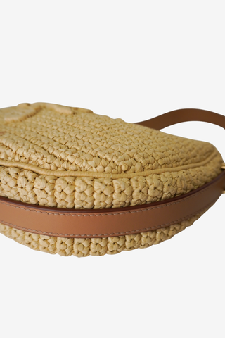 Prada Arque Crochet Shoulder Bag - Designer handbag at The Find Luxury Resale - Vancouver, Canada