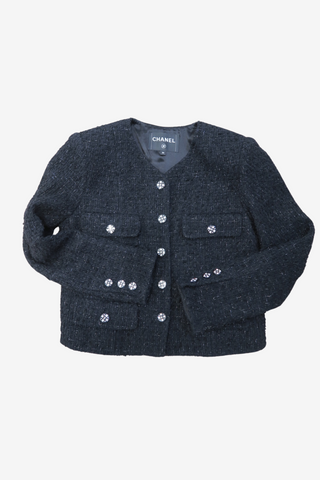 Chanel 2021 Tweed Jacket sz 36 - Designer Jacket at The Find Luxury Resale - Vancouver, Canada