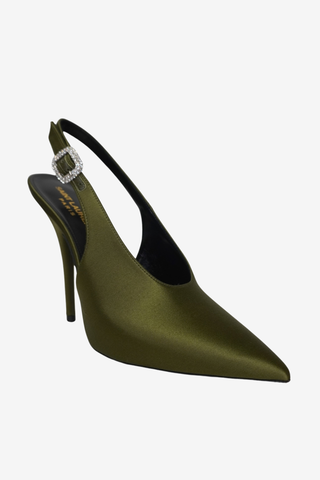 Saint Laurent Satin Pumps sz 39.5