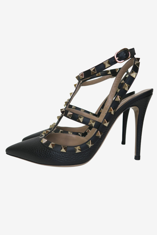 Valentino Rockstud Pumps Black sz 38 - Designer heels at The Find Luxury Resale - Vancouver, Canada