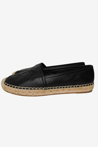 Saint Laurent Leather Espadrilles sz 35
