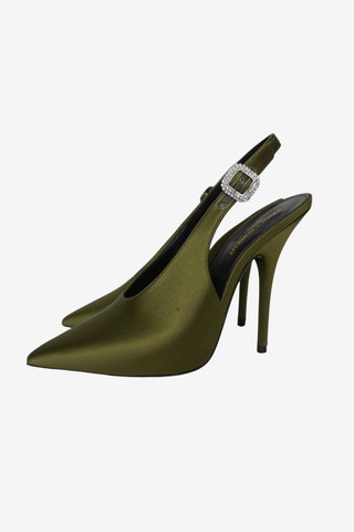 Saint Laurent Satin Pumps sz 39.5