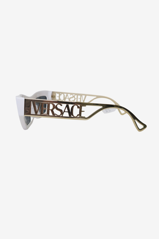 Versace White Sunglasses - Designer sunglasses at The Find Luxury Resale - Vancouver, Canada